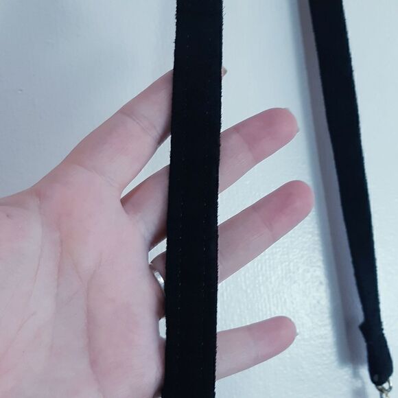 Canada Vintage Suede and Snakeskin Leather And Chain Crossbody Bag - Picture 14 of 15